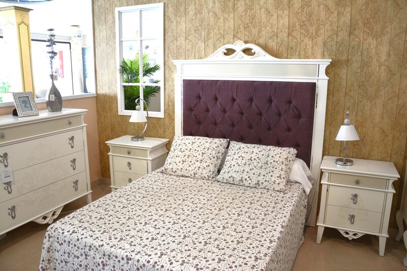 Dormitorio clásico crema premium - frontal