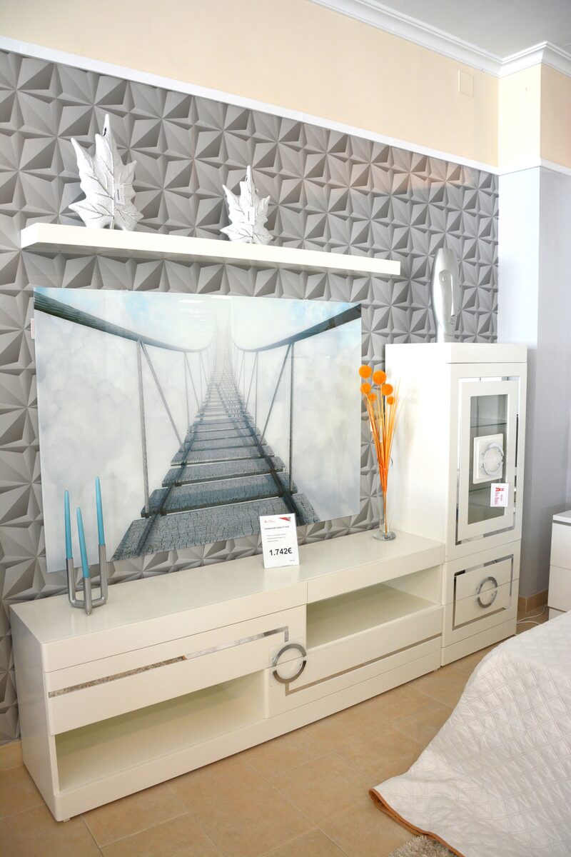 Salón blanco y plateado - completo
