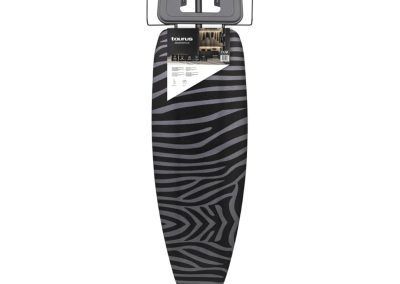 Tabla de planchar con funda estampada negra y gris - Muebles Hermanos Herrera