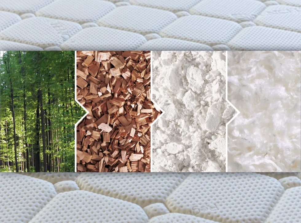 Colchón Visco Bayscent con TENCEL™, viscoelástica y Waterform®. Transpirable, firme y fresco, con funda lavable y tratamiento antiolores.